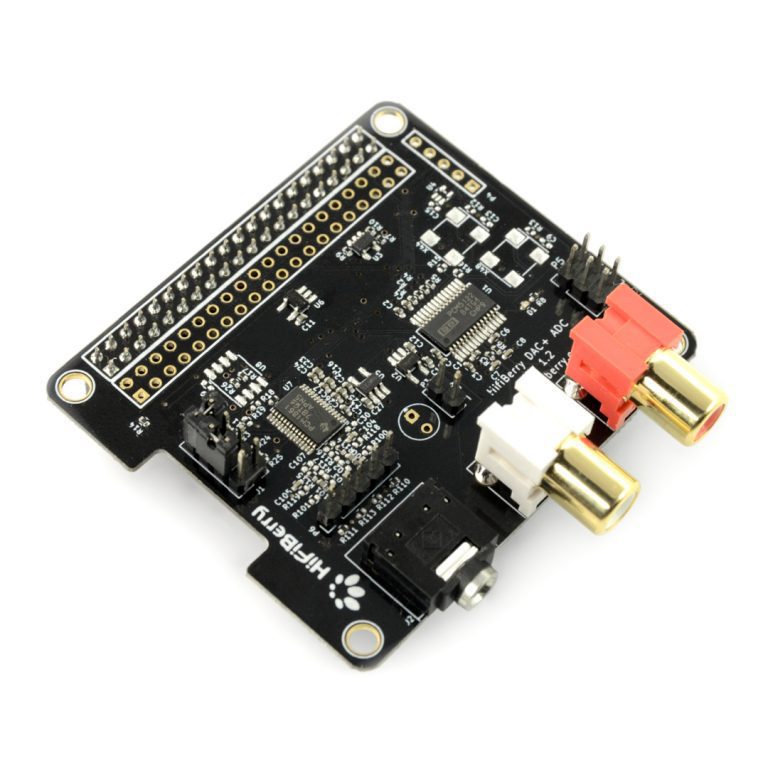 HiFiBerry DAC+ ADC - karta dźwiękowa do Raspberry Pi 4B/3B+/3/2/B+/A+