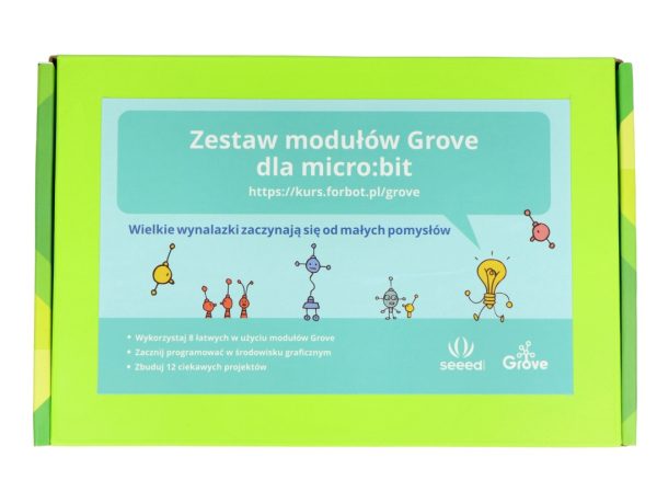 BBC micro:bit Grove Inventor Kit PL - zestaw wynalazcy (projekty) + kurs FORBOT