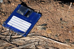 Stara dyskietka floppy disk