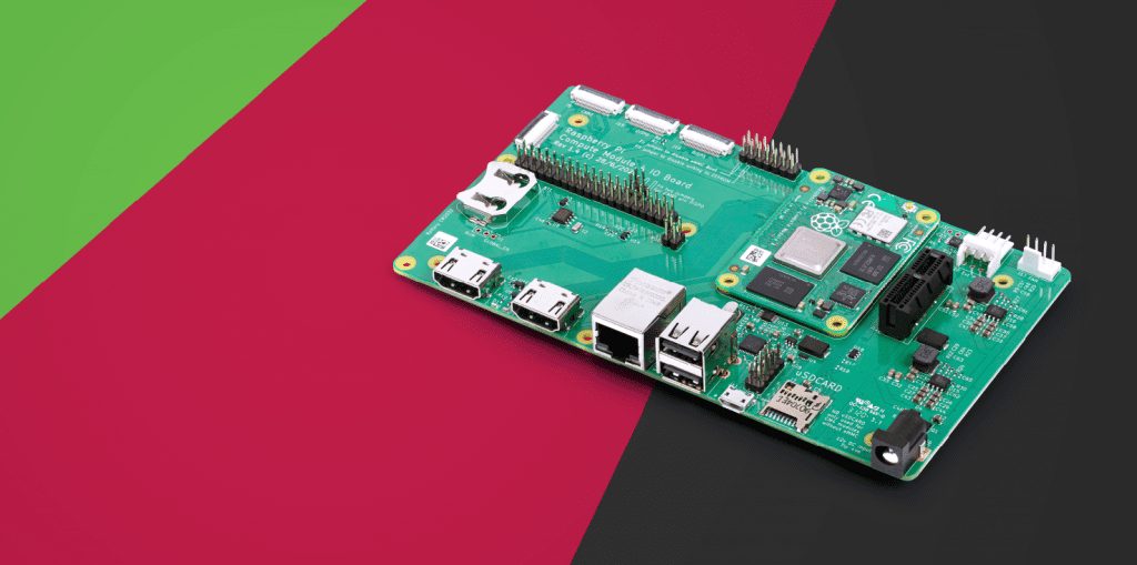 Raspberry Pi 4 Compute Module 4 z IO Board