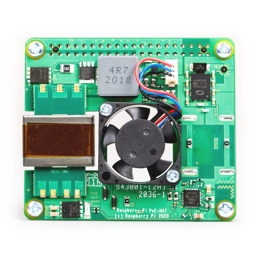 Raspberry Pi PoE+ HAT