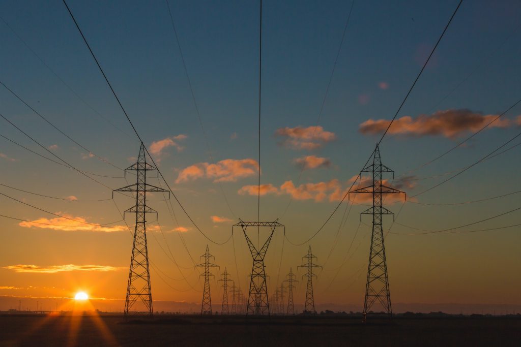 Linie sieci energetycznej