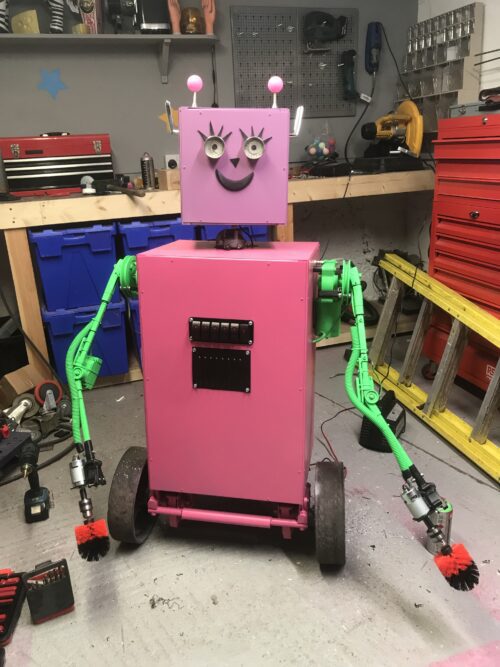 Robot sprzątający toalety