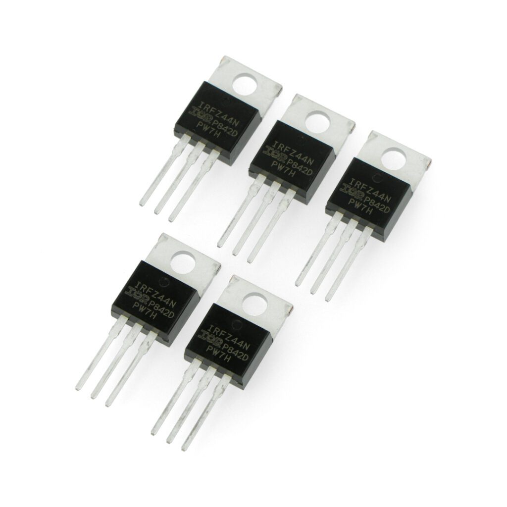 N-MOSFET IRFZ44N 55V/41A Transistor - THT - 5 Stück